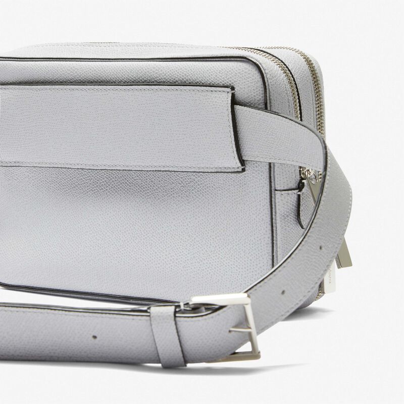 Bum Bag - Stone Grey - Millepunte calf leather - Valextra - 4