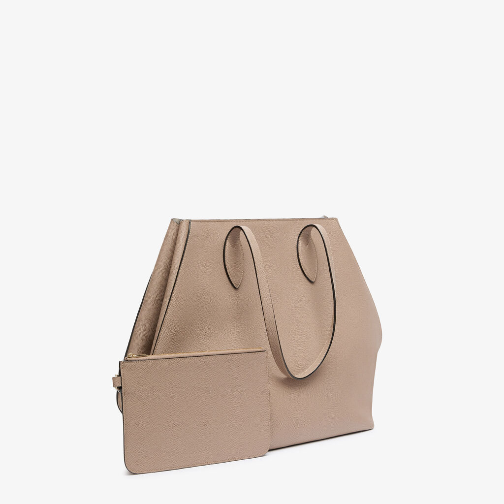 Vivi Shopping Large Bag - - Vitello Millepunte Soft - Valextra - 6