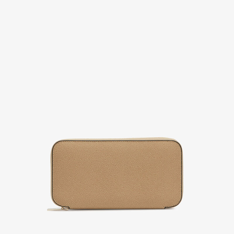 Zip Around 10 CC Wallet - Cashmere Beige - Millepunte calf leather - Valextra - 3