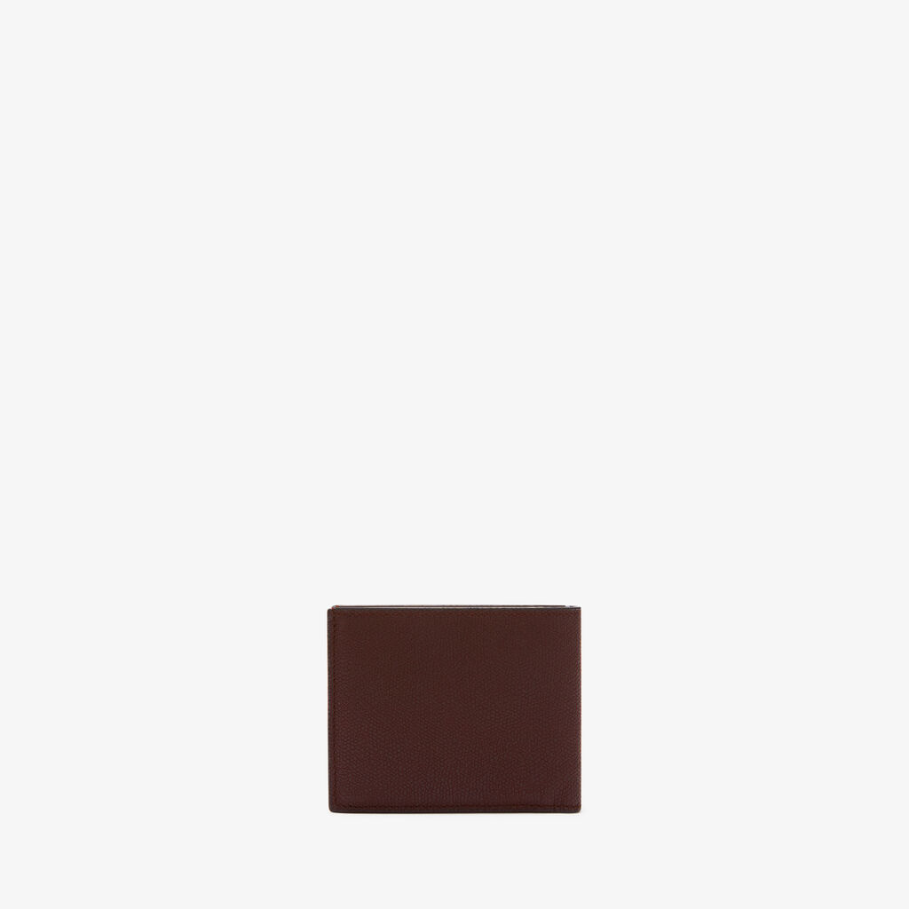 Wallet 4Cc With Coin Holder - Coffee Brown - Millepunte calf leather - Valextra - 3