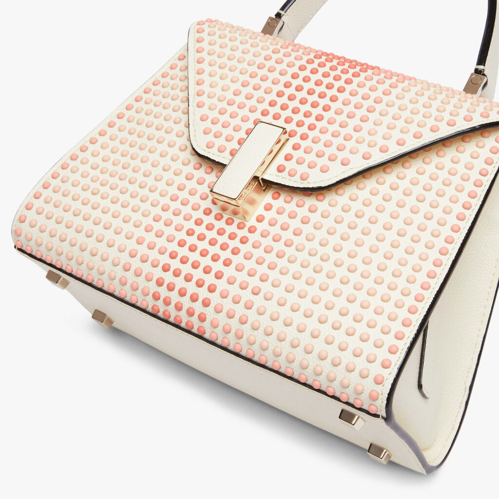 Iside Speckles Top Handle Mini Bag -  - Vitello VS-Borchie Colorate - Valextra - 3