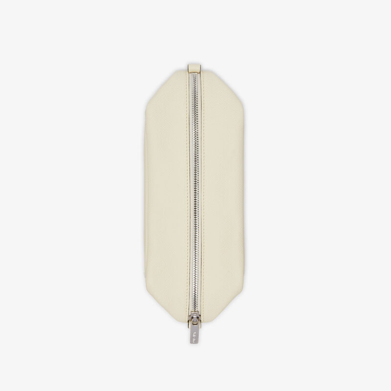 Origami Mini Pouch - Pergamena White - Millepunte Soft calf leather - Valextra - 2