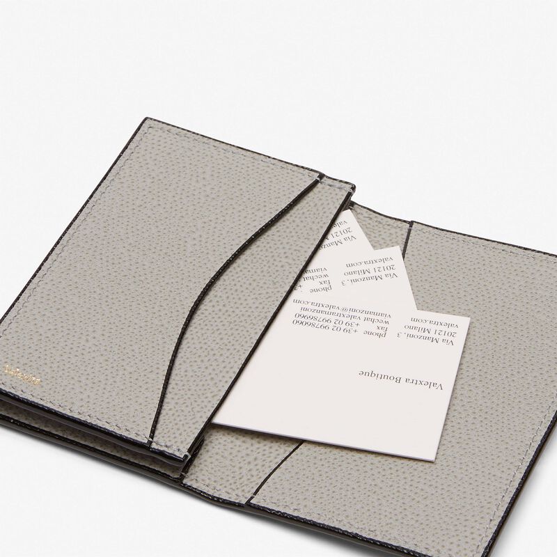 Card Case Onda - Ash Grey - Millepunte calf leather - Valextra - 3