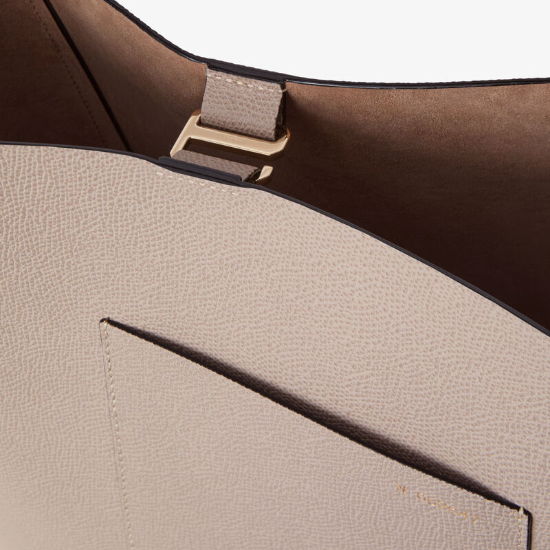 Soft Bucket Medium Bag - Nude Pink - Millepunte calf leather - Valextra - 4