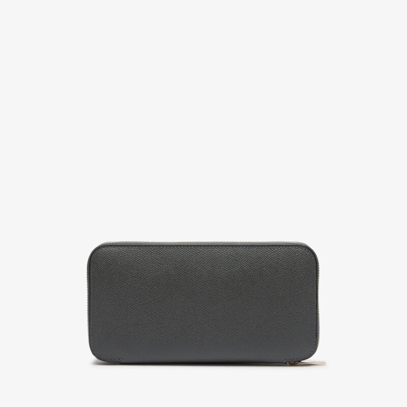 Zip Around 10 CC Wallet - Smokey Grey - Millepunte calf leather - Valextra - 1