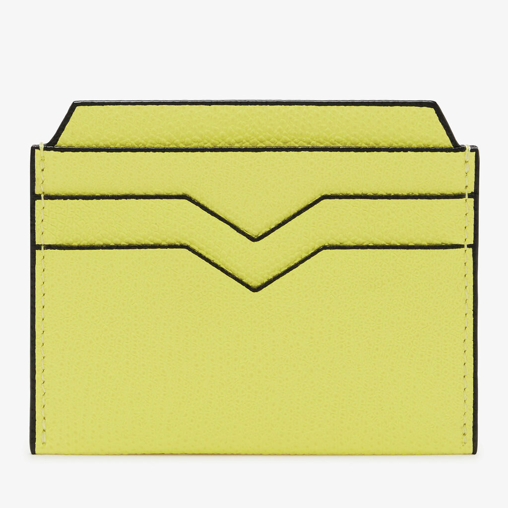 4CC Card Case - Citrine Yellow - Vitello VS - Valextra - 5