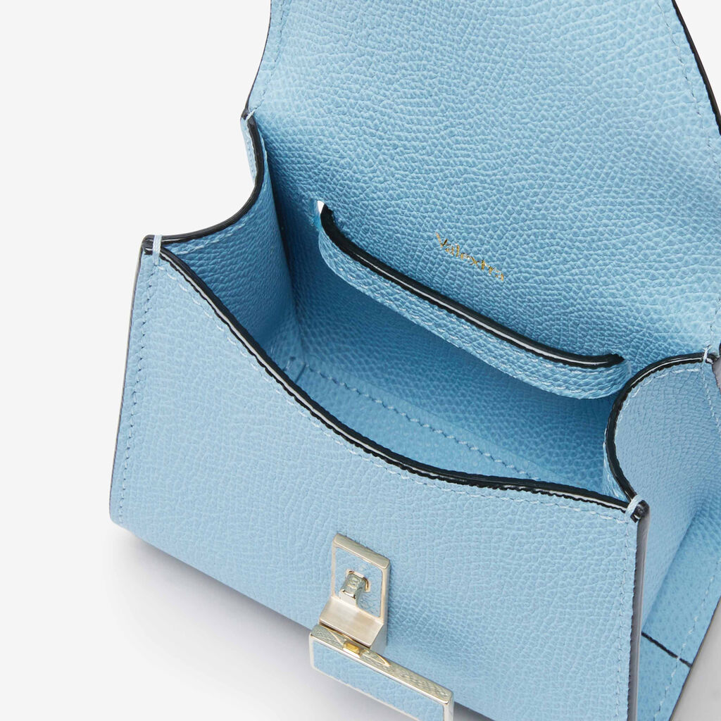 Iside Belt Bag - Cerulean Blue - Vitello VS - Valextra - 3