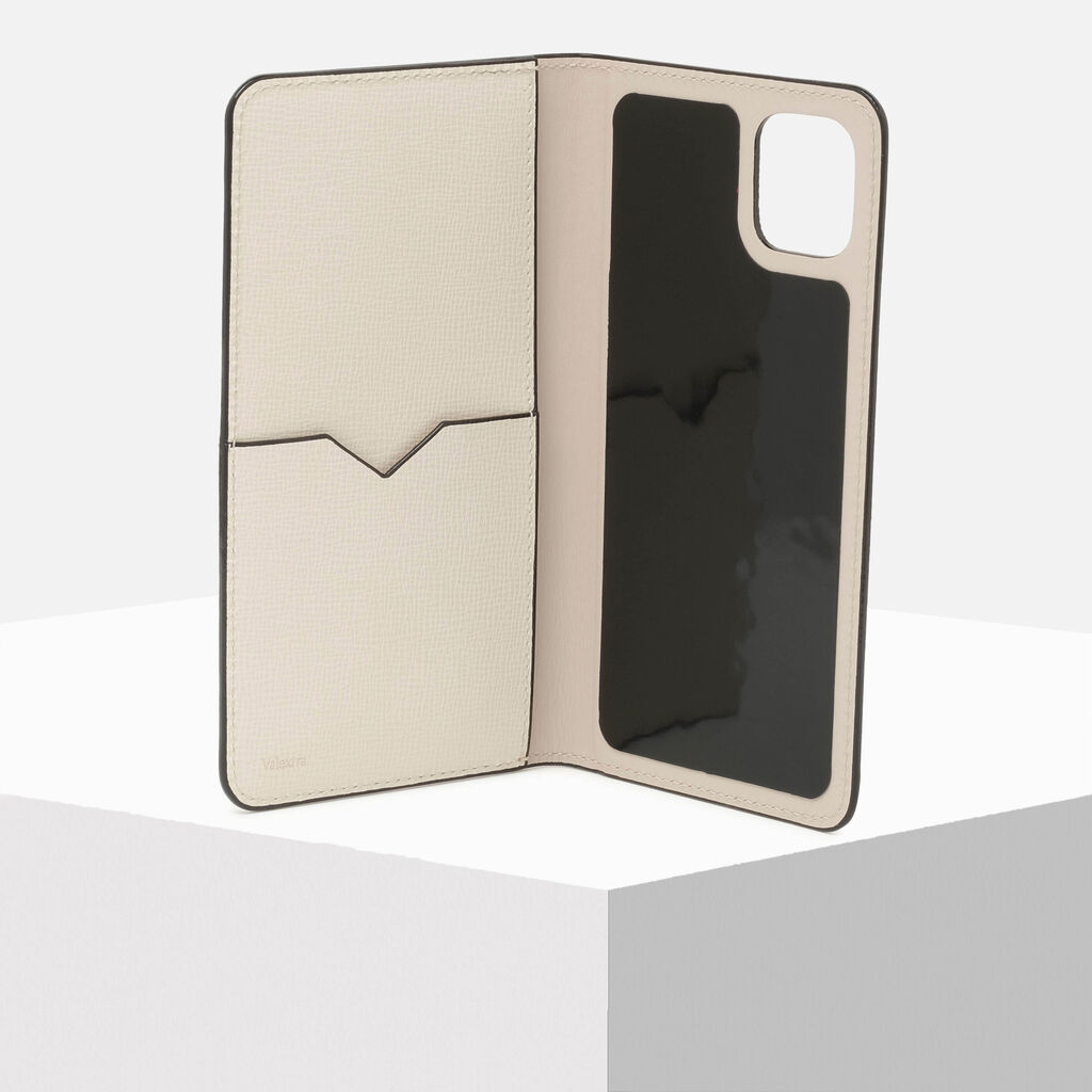 Iphone 11 Pro Max Case - Pergamena White - Cuoio VL - Valextra - 2
