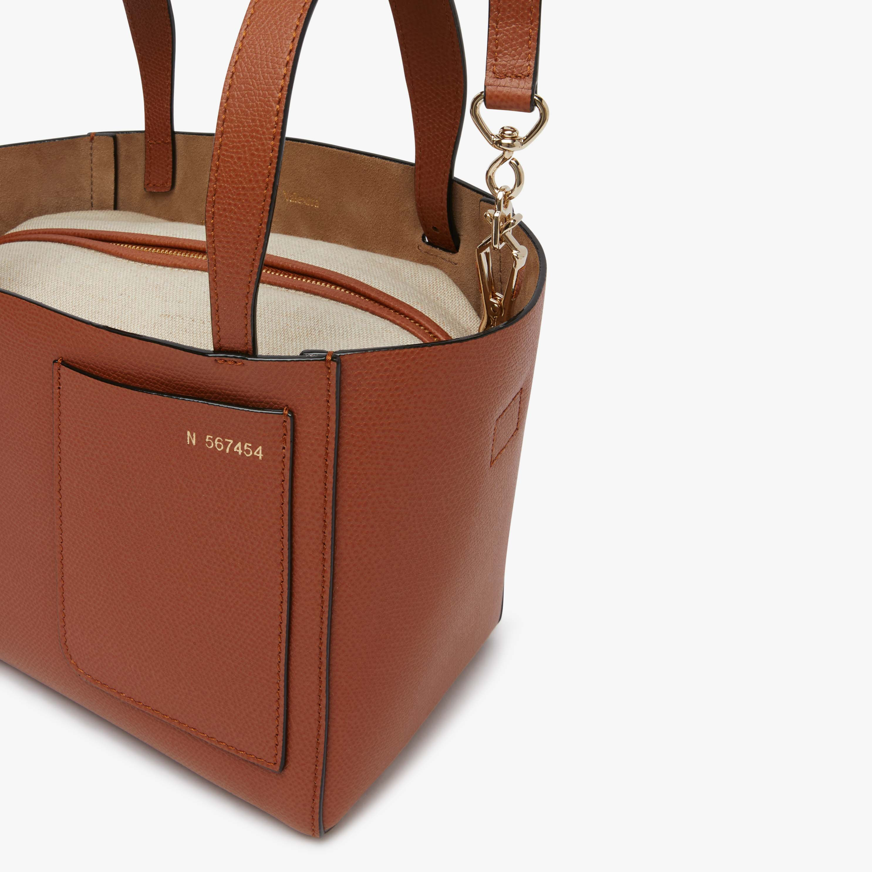 Valextra micro Soft bucket bag - Yellow
