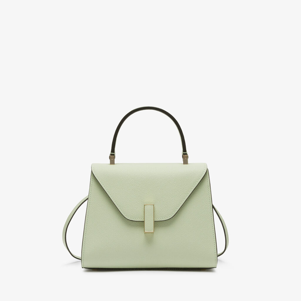 Iside Top Handle Mini Bag - Mint Green - Vitello VS - Valextra - 1