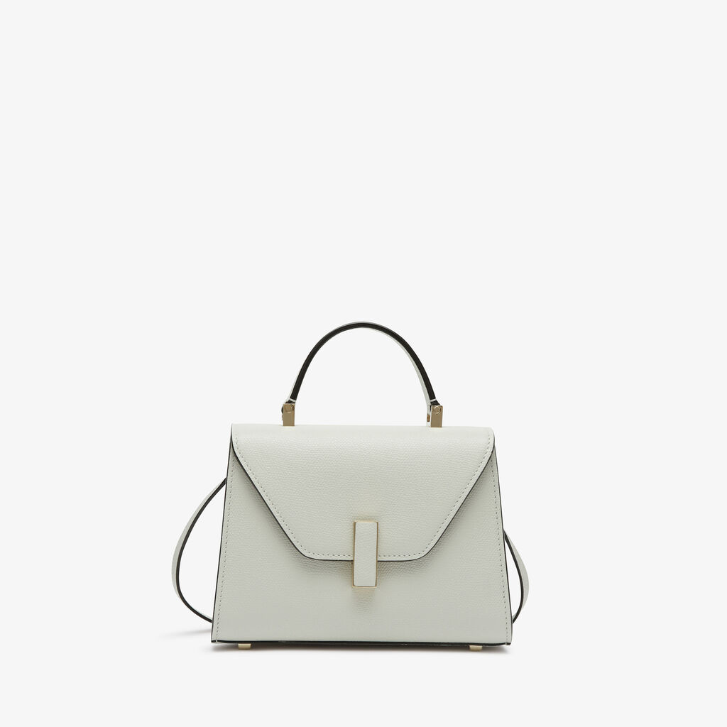 Valextra Borsa a tracolla Donna in Pelle rigida Bianca | Valextra Iside