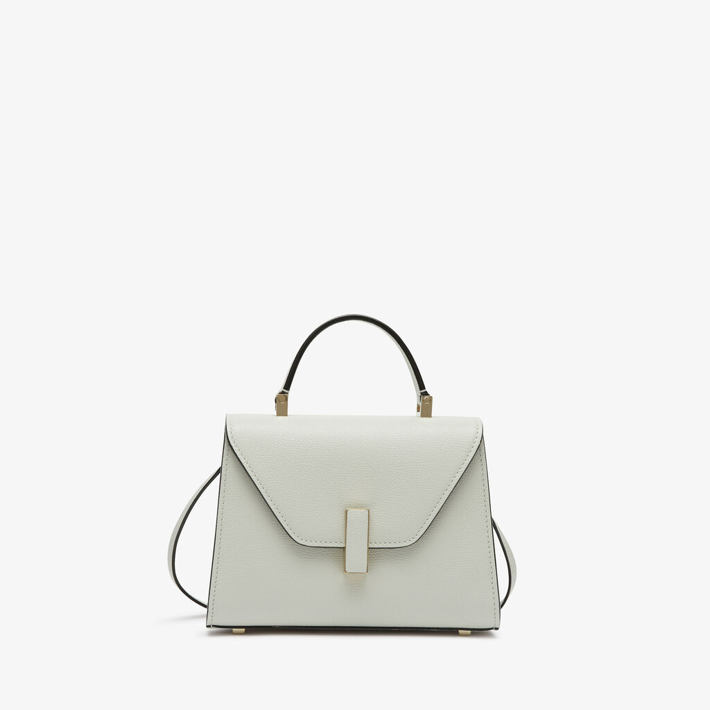 Iside Crossbody Micro Bag - Off White - Vitello VS - Valextra - 1