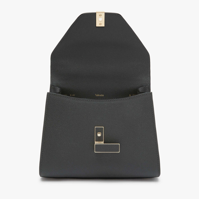 Iside Top handle mini bag - Smokey Grey - Millepunte calf leather - Valextra - 7