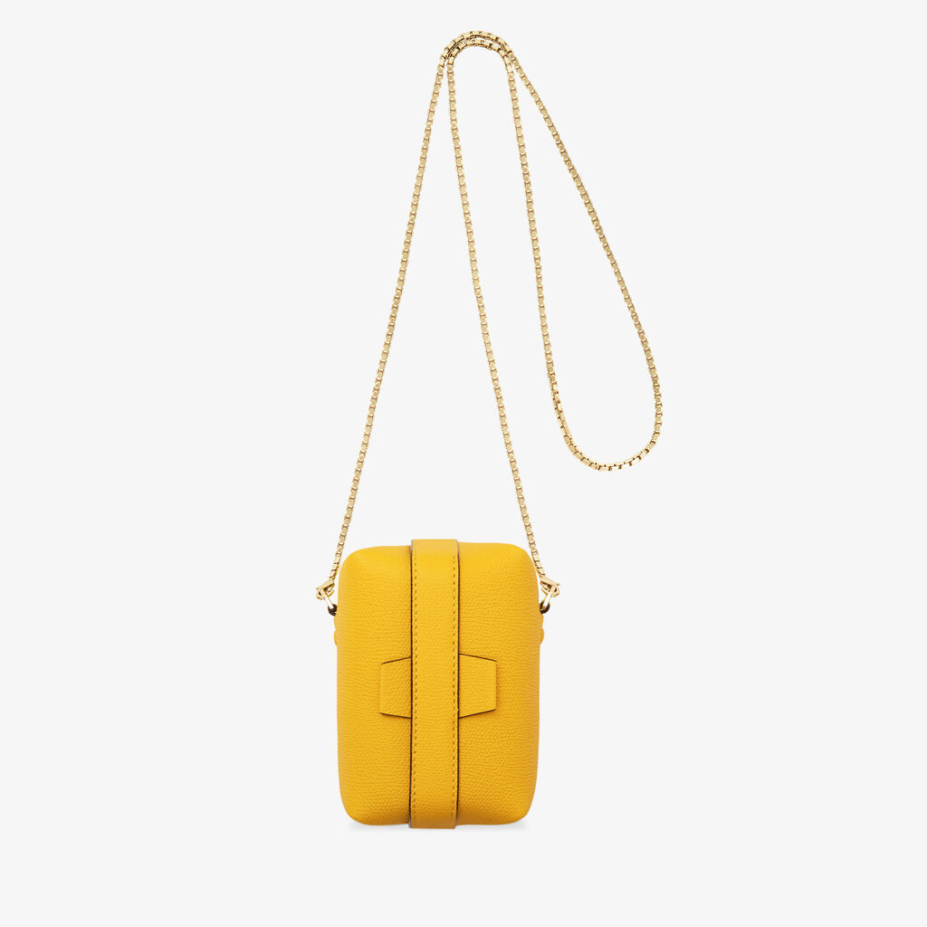 Borsa a tracolla tric trac nano - Giallo Sole - Vitello VS - Valextra - 1