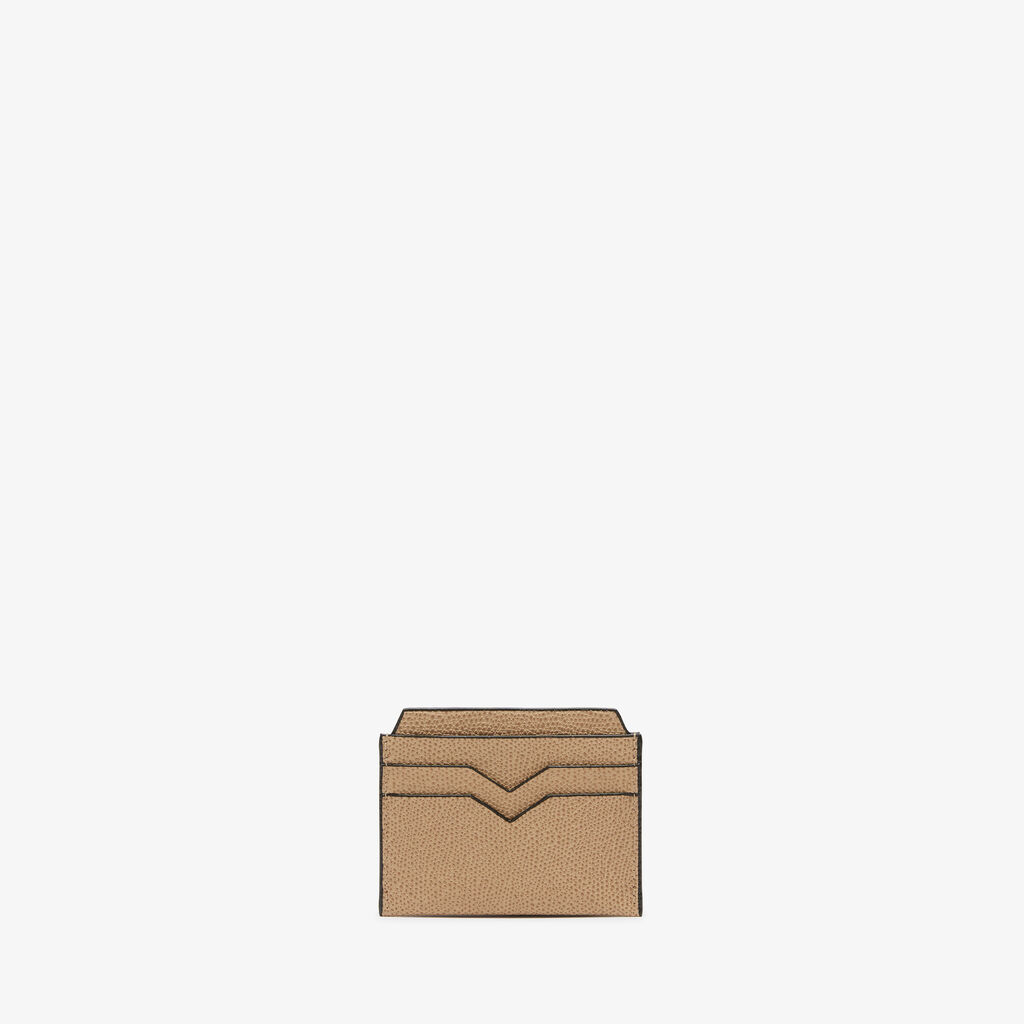 4CC Card Case - Cashmere Beige - Vitello VS - Valextra - 4