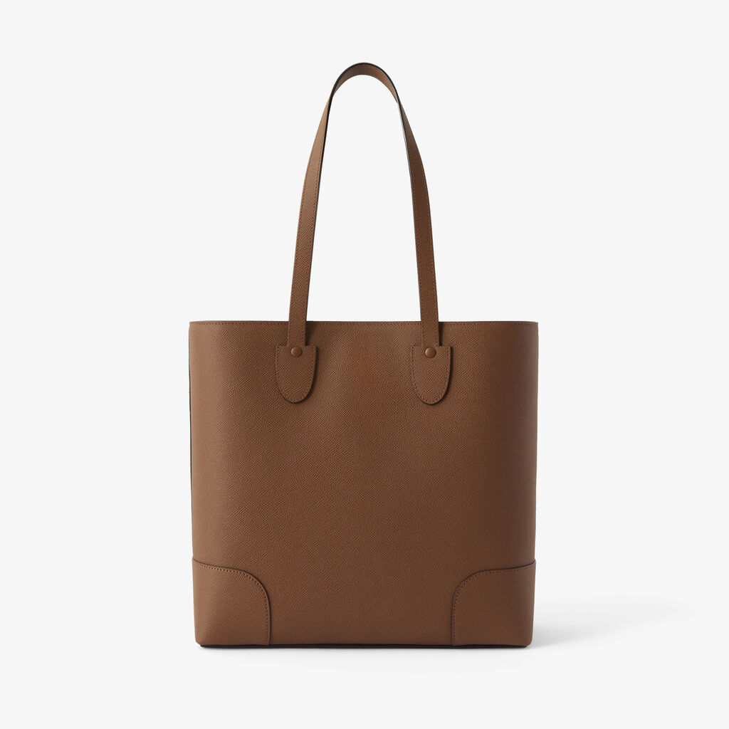 Babila Tote Mini Bag - Chocolate Brown - Millepunte Soft calf leather - Valextra - 3