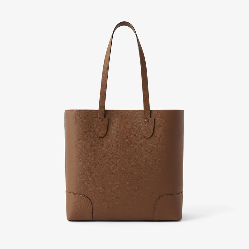 Babila Tote Mini Bag - Chocolate Brown - Millepunte Soft calf leather - Valextra - 4