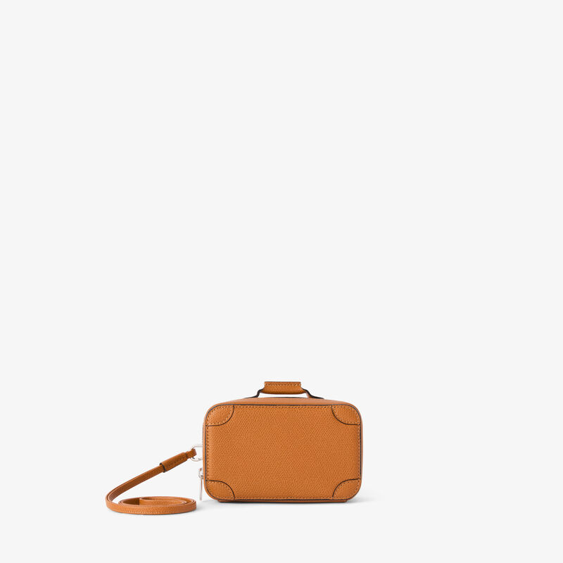 Costa Keychain - Havana Brown - Millepunte calf leather - Valextra - 1