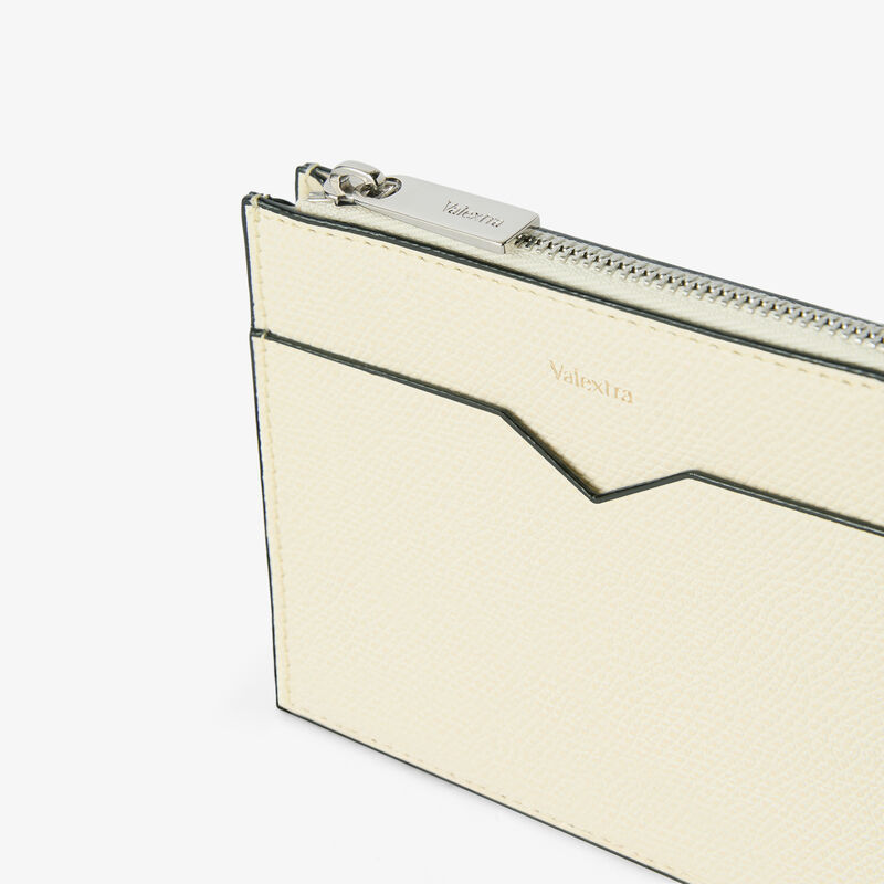 Card Holder 8CC with Zip -  - Vitello VS - Valextra - 2