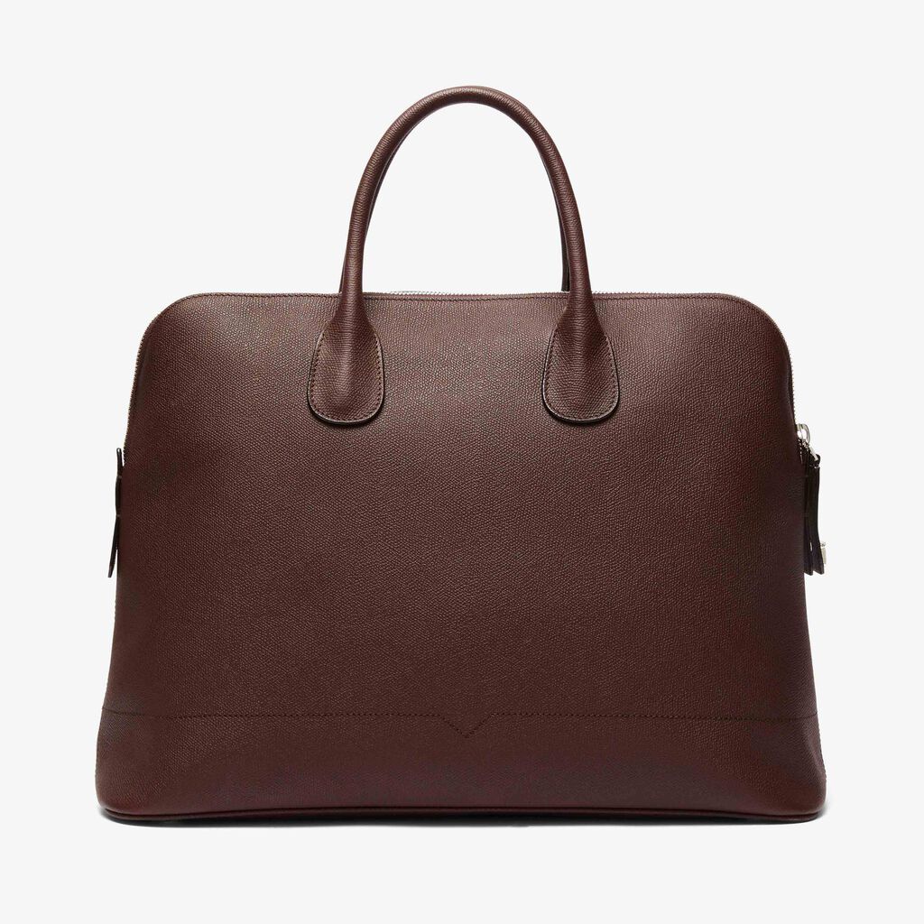 MyLogo Bowling Bag - Coffee Brown - Millepunte calf leather - Valextra - 6