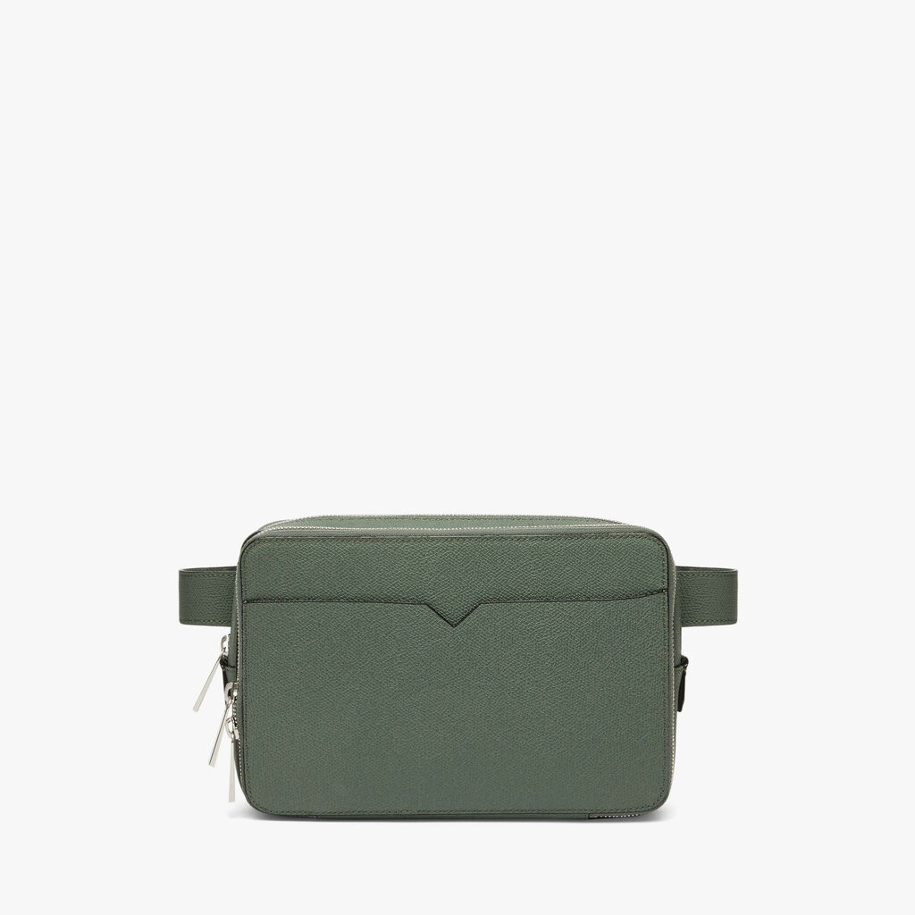Bum Bag V-line - Verde Muschio - Vitello VS - Valextra - 1