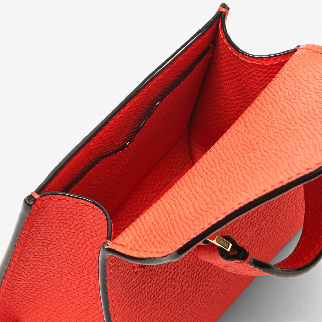 Iside Belt Bag - Poppy Red - Vitello VS - Valextra - 4