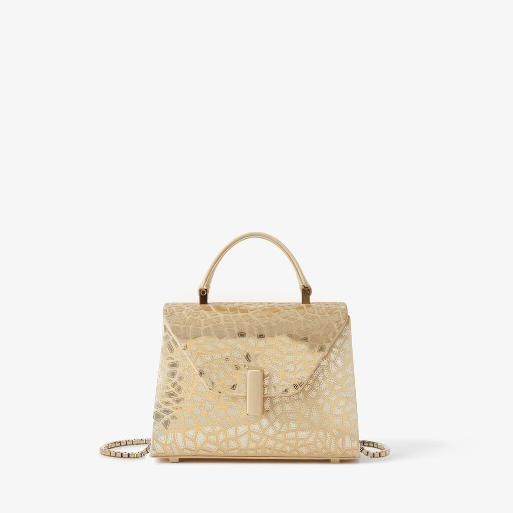 Iside Mosaic Crossbody Micro Bag -  - Raso Ricamo Specchi - Valextra - 1