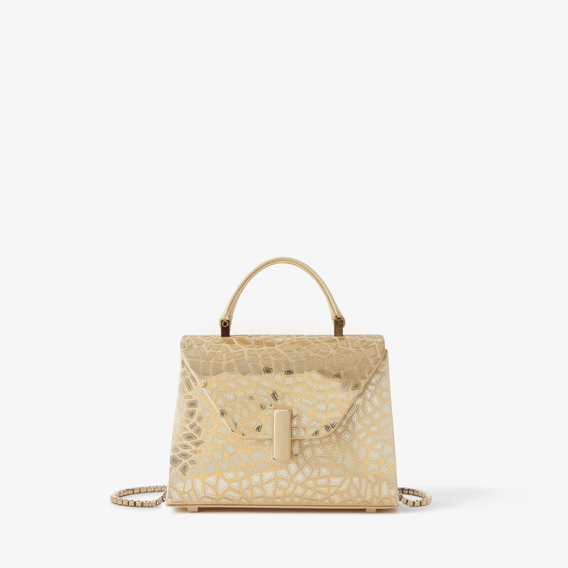 Iside Mosaic Crossbody Micro Bag -  - Raso Ricamo Specchi - Valextra - 1