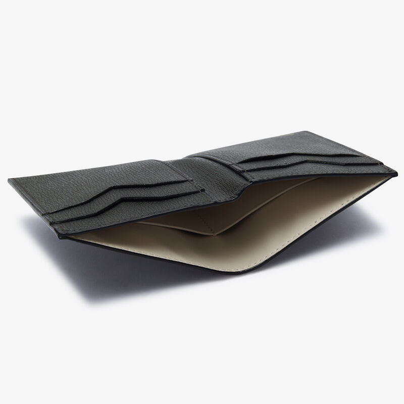 Portafoglio Bifold 4cc - Grigio Fumo - Pelle di vitello Millepunte - Valextra - 3