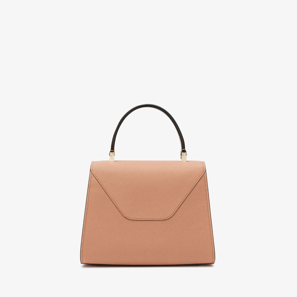Iside Top Handle Mini Bag - Terra Brown - Vitello VS - Valextra - 6