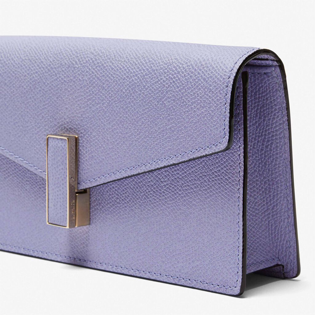 Borsa Clutch Iside - Rosa Lavanda - Vitello VS - Valextra - 4