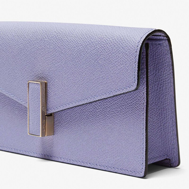 Iside clutch bag - Lavander Pink - Millepunte calf leather - Valextra - 4