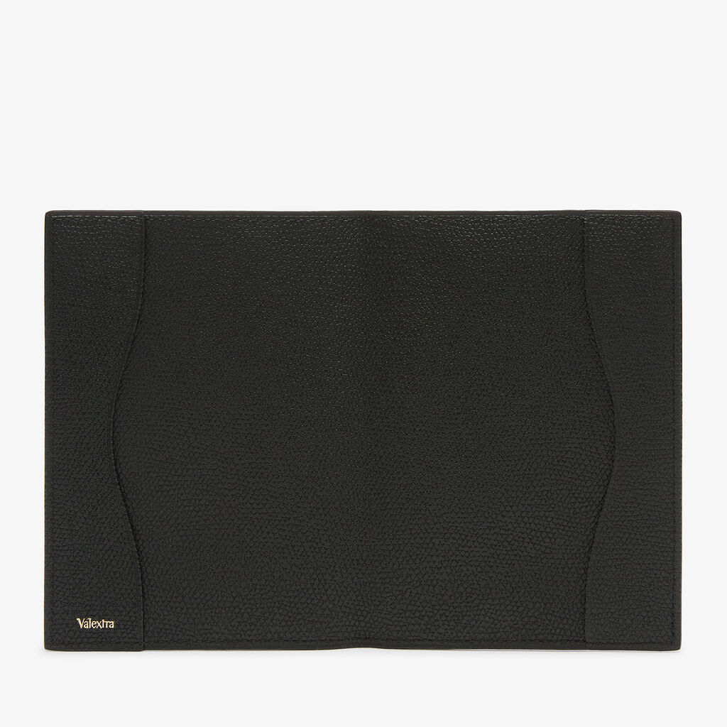 Passport Holder - Black - Vitello VS - Valextra - 5