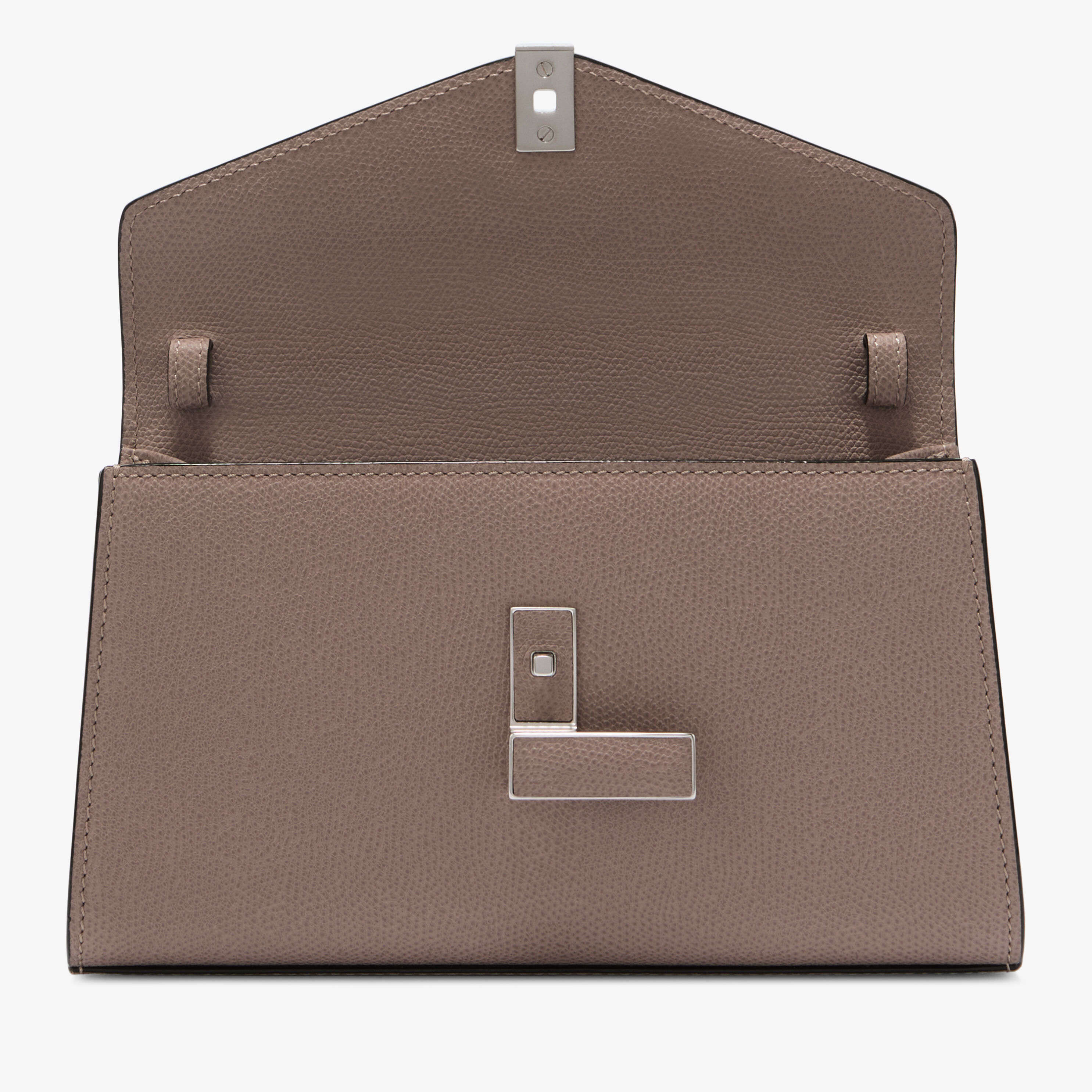 Women's Beige Luxury Leather Iside Tìn Top Handle Bag | Valextra