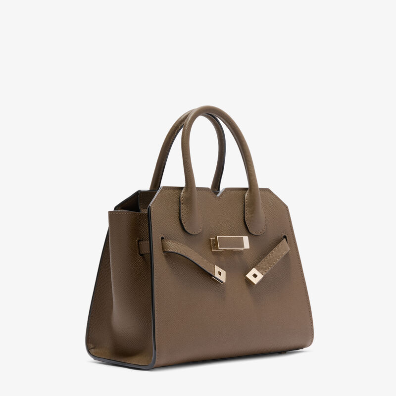 Milano Two Handles Mini Bag -  - Vitello Millepunte Soft - Valextra - 5