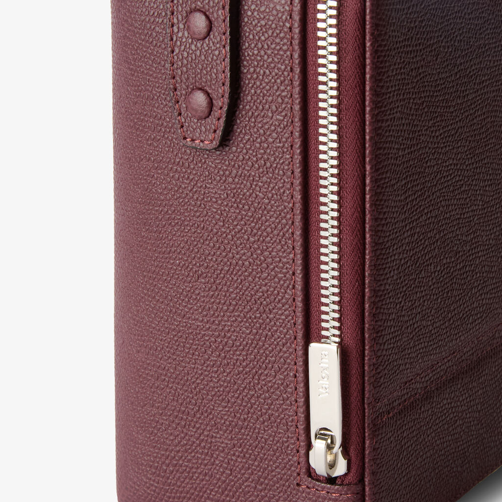 Tric Trac Bag - Claret Red - Millepunte calf leather - Valextra - 4