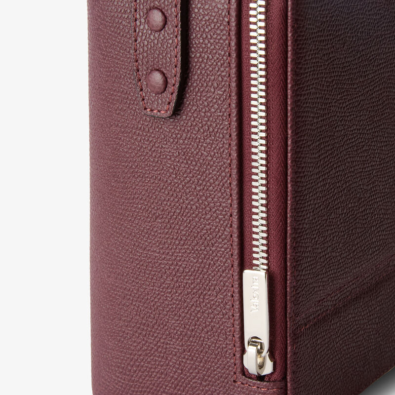 Tric Trac Bag - Claret Red - Millepunte calf leather - Valextra - 4