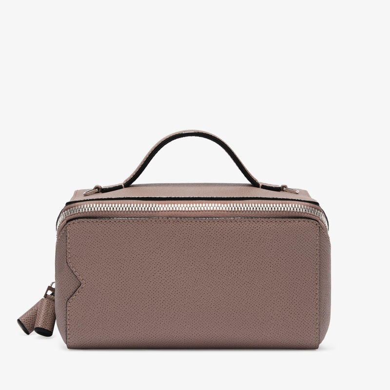 V-Line Crossbody Vanity Bag - Sahara Brown - Millepunte Soft calf leather - Valextra - 6