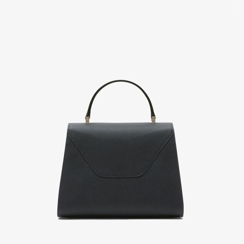 Iside Top handle medium bag - Night Blue - Millepunte calf leather - Valextra - 6