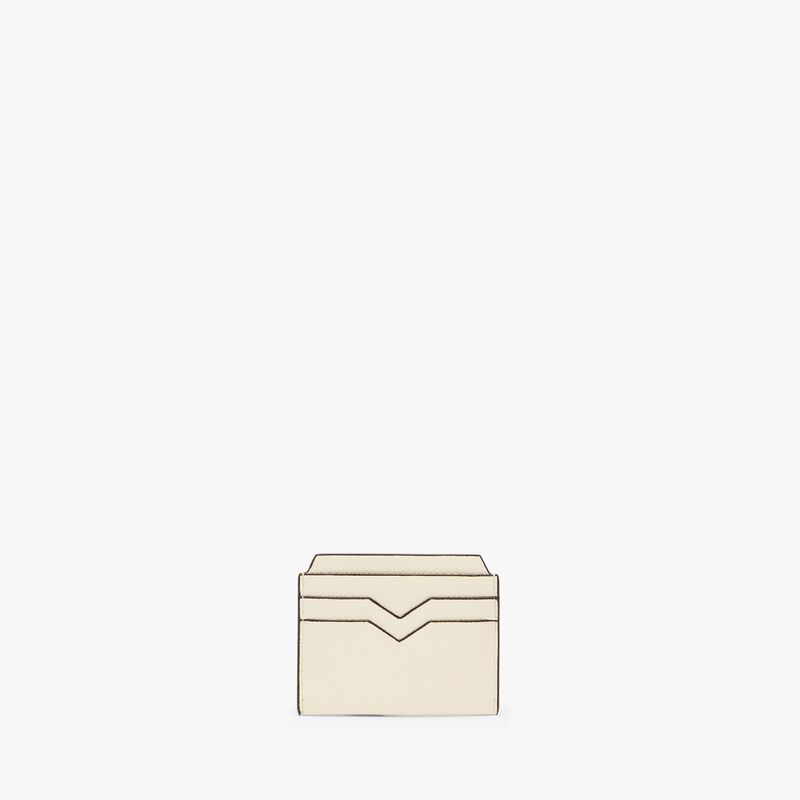 4CC Card Case - Pergamena White - Millepunte calf leather - Valextra - 4