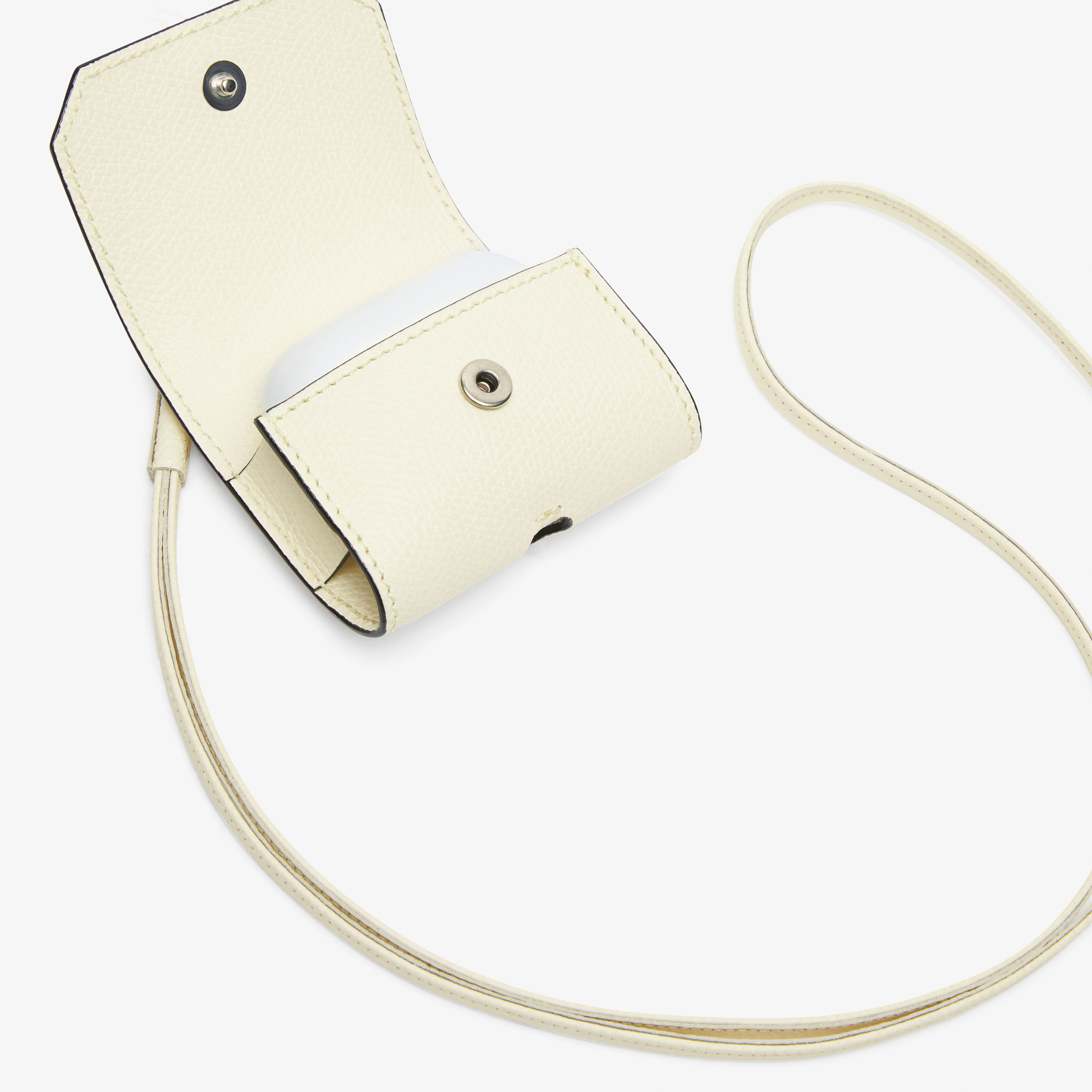 【誠実】 with Case Pro Airpods Leather White Strap Valextra | 小物