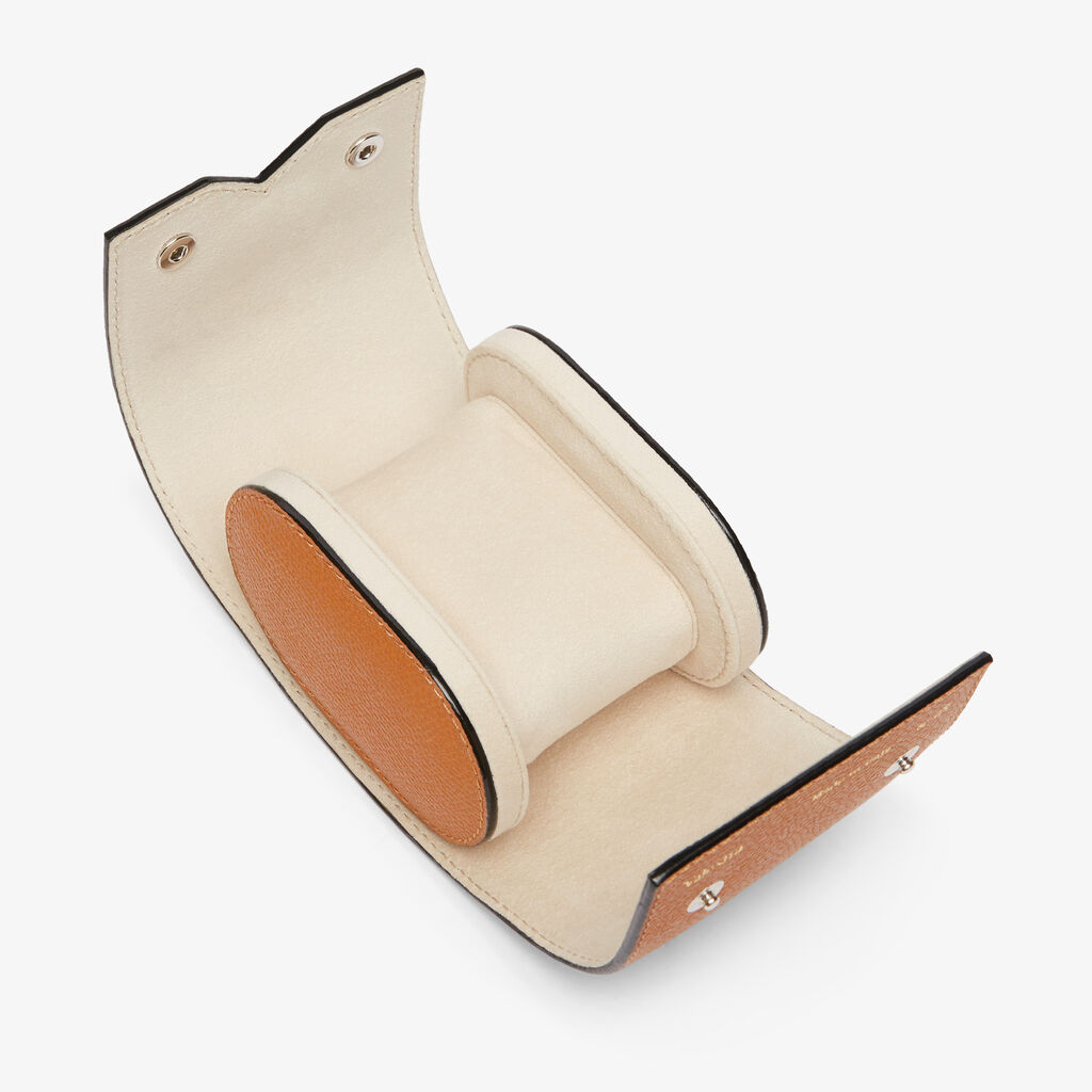 Single Watch Case - Havana Brown - Vitello VS - Valextra - 2