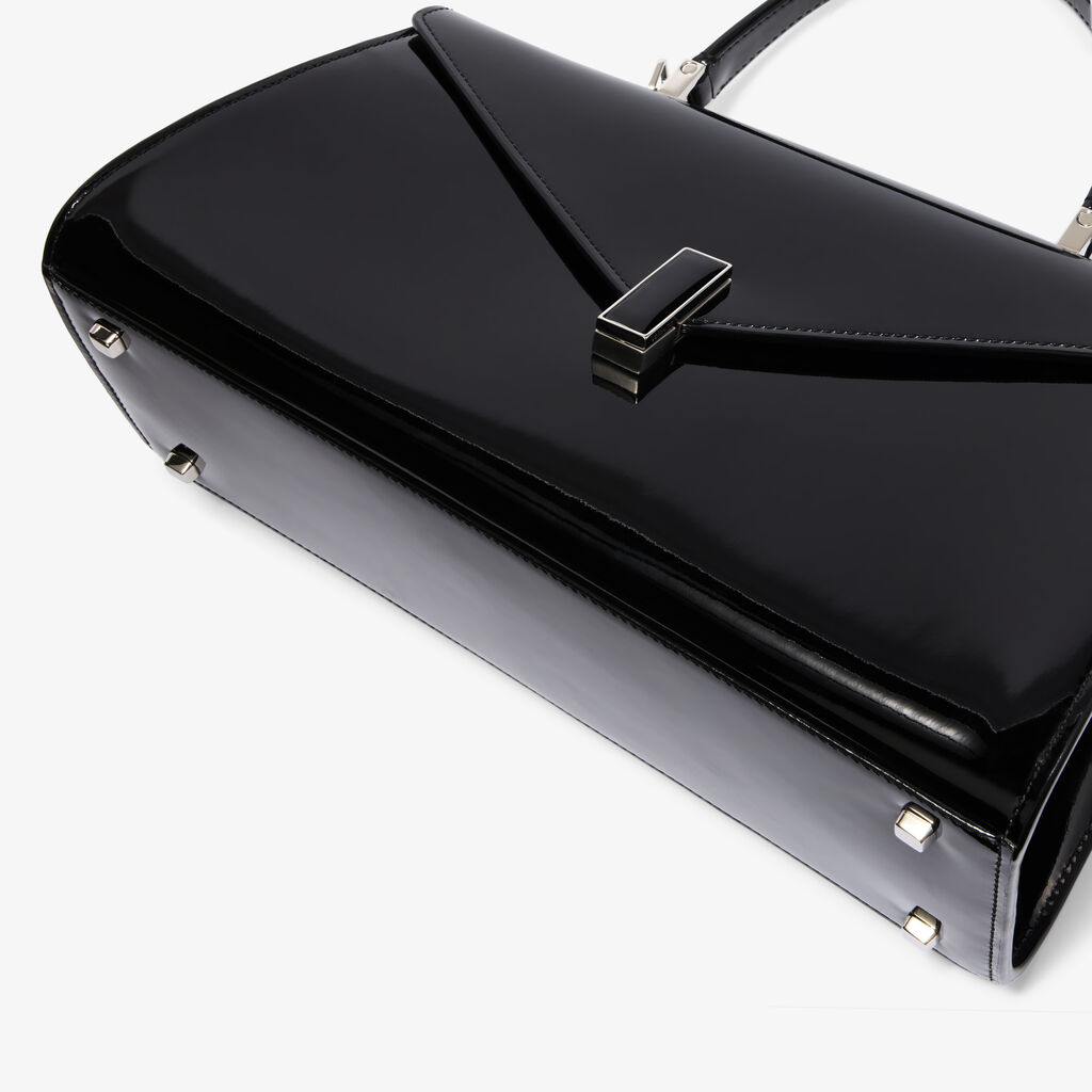 Iside Editor Gloss Top Handle Medium Bag -  - Vitello Chic lucido - Valextra - 6