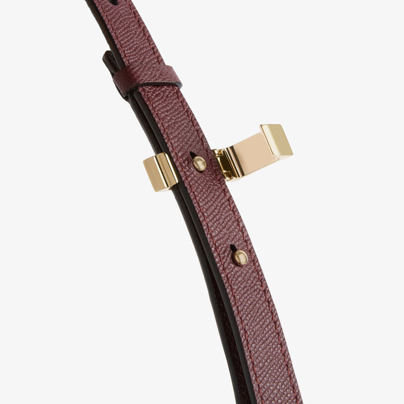 ViVi Hobo Medium Bag - Claret Red - Millepunte Soft calf leather - Valextra - 4