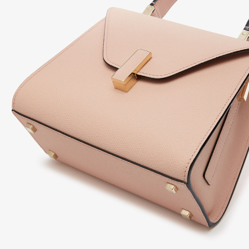 Iside Top Handle Mini Bag - Bonne Mine Pink - Vitello VS - Valextra - 4