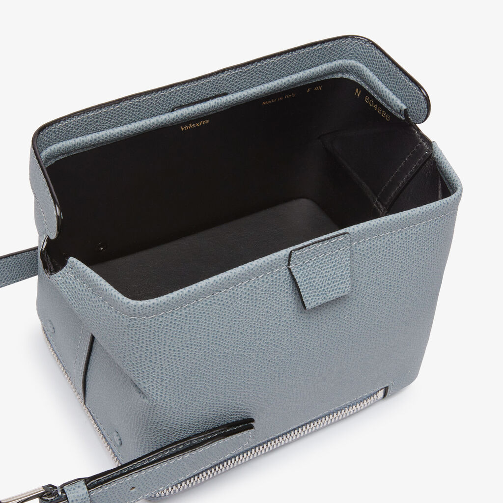 Tric Trac Bag - Niagara Blue - Vitello VS - Valextra - 3