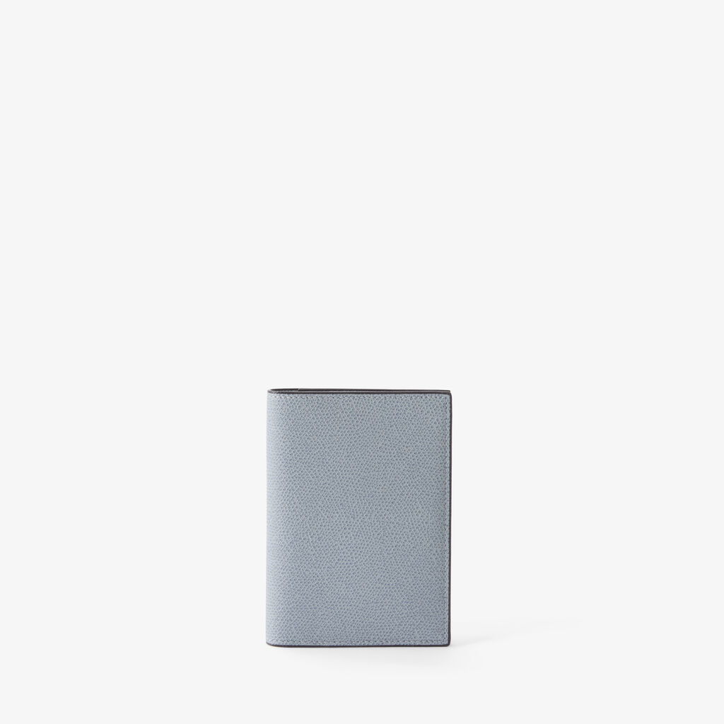 Passport Holder 3CC - Niagara Blue - Vitello VS - Valextra - 1