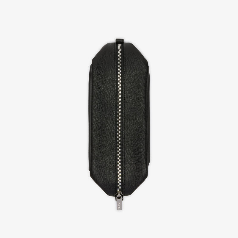 Origami Mini Pouch - Black - Millepunte Soft calf leather - Valextra - 2