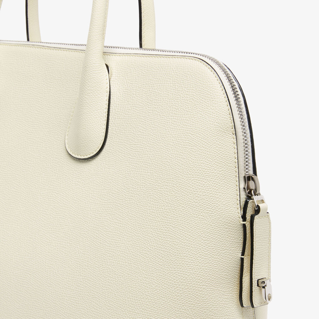 MyLogo Bowling Bag - Pergamena White - Vitello VS - Valextra - 2