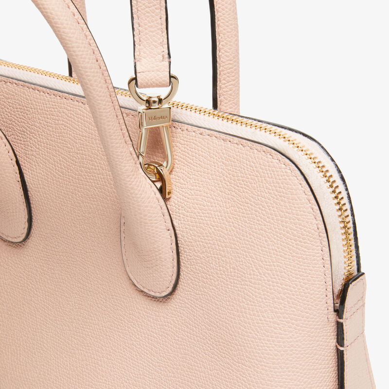 MyLogo Bowling Mini Bag - Bonne Mine Pink - Millepunte calf leather - Valextra - 5